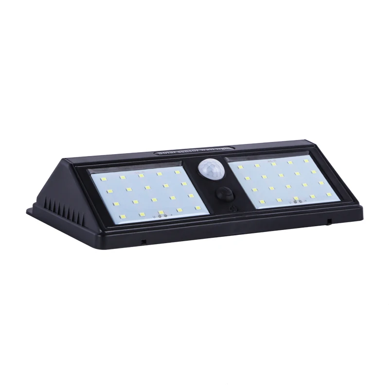 High brightness motion sensor solar wall light high lumen 3000k 6000k waterproof led wall light outdoor solar led wall lamps