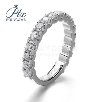 ay supplier factory Pure Popular ins Style Diamond Engagement Ring 925 sterling silver 2.9mm round cut engagement ring