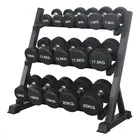 Gym Equipment Wholesale China Factory Home Gym Fitness Equipment 3 Tier Dumbbell Rack