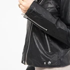 Jacket Pu Leather Pu 2020 Fashion Winter Motorcycles Jacket Zipper Ladies Pu Leather Jacket