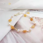 Topaz Women 2021 Hot Sale Style Freshwater Pearl Topaz Bracelets Trendy Women Adjustable Bracelet