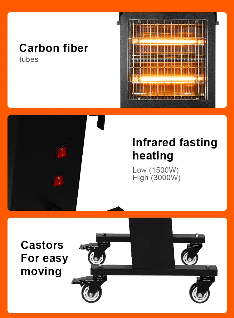 Industrial Portable Heater, 3Kw, NIH09 - detail 30