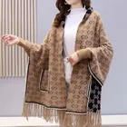 Design Hot Fashion Classic Design G Faux Cashmere Tassels Long Blanket Scarf Cape Shawls Women Winter