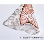 Sea Shell Pvc Placemat Sea Shell Shape Irregular Cute Gold Dinning PVC Plastic Placemats