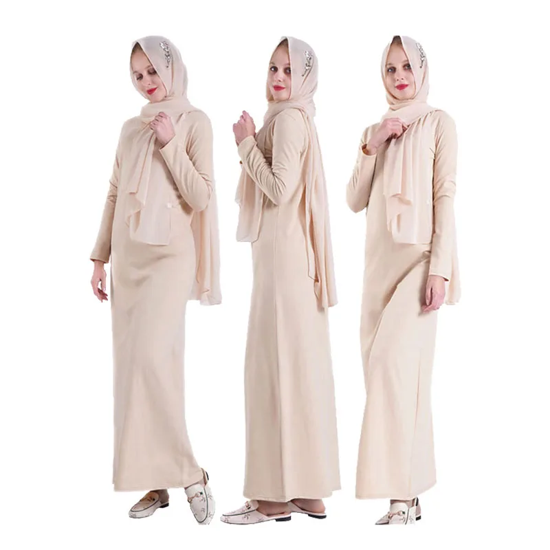 Slip Long Sleeve Maxi Dress Base Model 