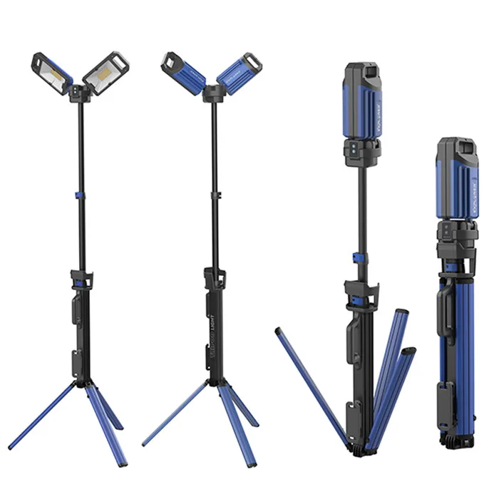 tripod led work light action