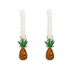 Earrings Best Price Fashion Personality Design Pearl Pineapple C - Shaped Drops Of Earrings