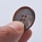 Button Buttons Buttons Wholesale Real Horn Button Brown Clothing Accessories Suit Shirt Buttons