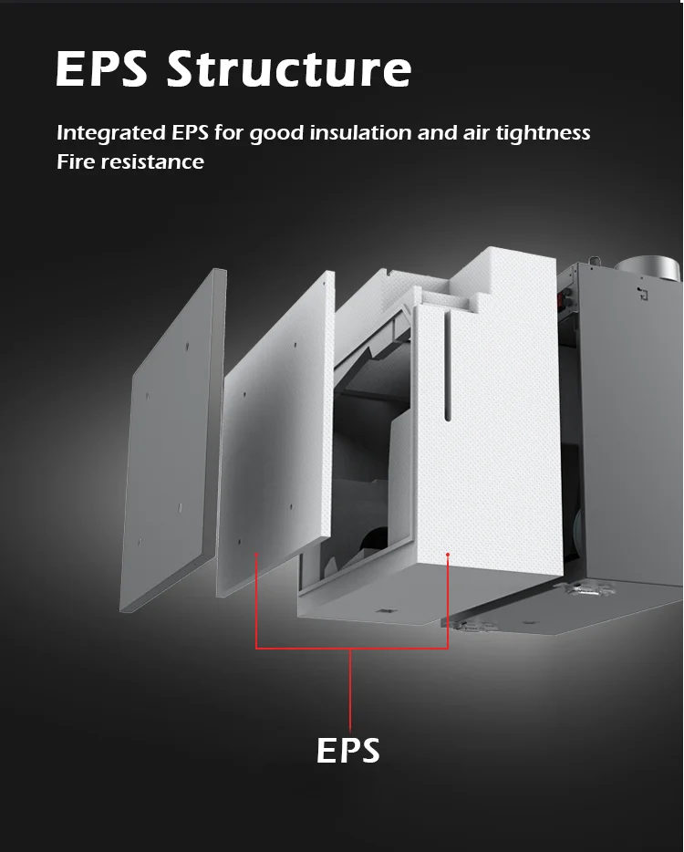 Air Handling Unit, ERV, HRV, Wall - detail 16