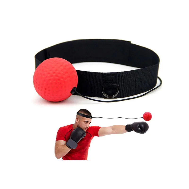Boxing Fight Ball Punch Exercise Head Band Reflex Speed Training Equipment UK 