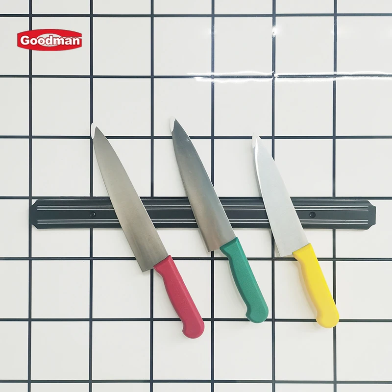 Commercial Cooking Tools Professional Non-stick Magnetic Plastic Handle Stainless Steel Fish Filleting Knives Kitchen Chef Knife