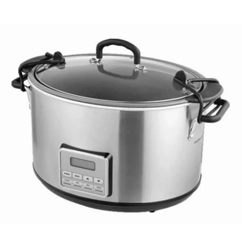 10 Qt Oval Crockpot Slow Cookers Buy Timer Slow Cooker,Electric Slow Cooker,Stainless Steel