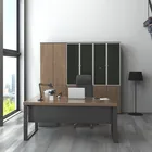 Table Desk L Shaped Desk Modern Office Table CEO Furniture Executive L Shape Office Desk