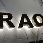 Signage 3d Metal Back Lighted Logo Signs Led Luminous Signage Indoor Backlit Sign Letters