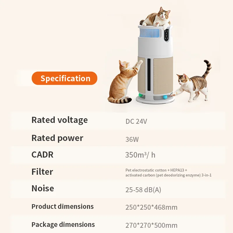 Air Purifier, 300 CFM, USB - detail 20