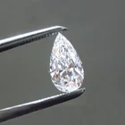 5 Fashion Pear Cut Moissanite Diamond Loose 0 5ct D Color VVS 5 0mm Jewelry White Stone Types