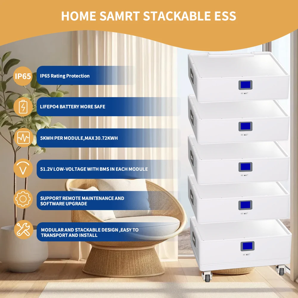 Pv Energy Storage Battery Lifepo V V Ah Stackable Lfp Battery