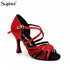 Shoes Suphini Royal Blue Exotic Ballroom Salsa Kizomba Bachata OEM Latin Women Dance Shoes