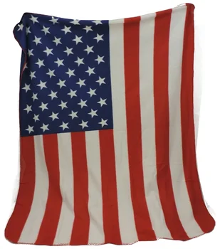 Multipurpose Custom elastic throw American style Customized 100% polyester native american fleece blankets