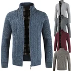 Sweater Mens Men Multi-color Wholesale Zip Up Winter Short Cardigan Knitted Sweater Mens