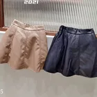 Clothing QDD 2021 Fall Autumn Kids Clothing Leather Infant Little Baby Girls' Skirts Toddler Casual Korean