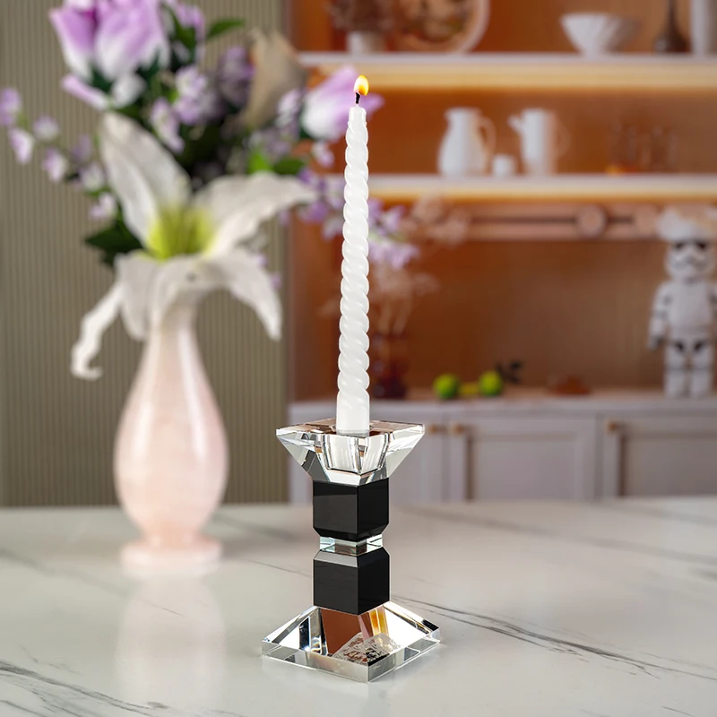 product small bridge regular shaped high end luxury home decoration candle holder wedding christmas decoration candle holder-6