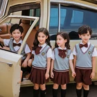 Dresses Girls Custom School Clothes Uniform Kids Dresses For Girls Boys Pants Color Combination School Uniform