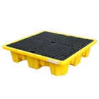 Pallet Pallets Factory Directly Supply Box Control Pallet Pe Drum Spill Pallets With Removable Grating