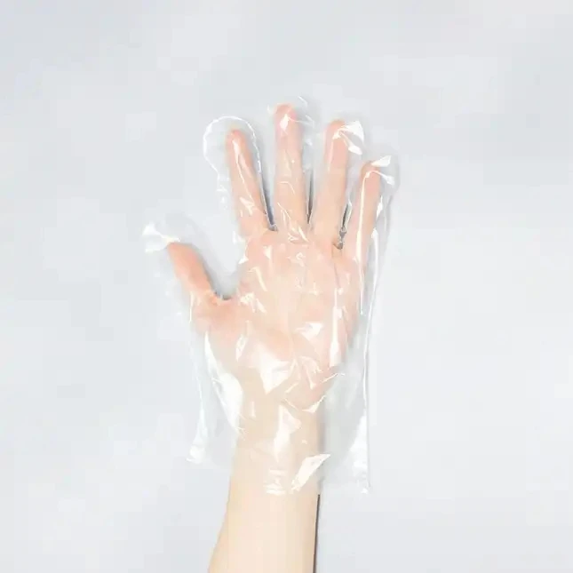 Factory Hot Selling Plastic Pe Gloves pe Clear Plastic Polythene Kitchen Waterproof Household Disposable Food Pe Gloves