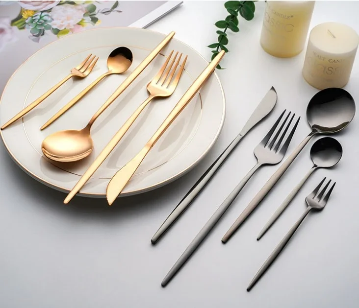 Uniturcky Gold Stainless Steel Eating Utensils Set Buy Uniturcky Gold