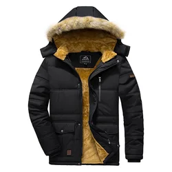 Custom Winter Jacket Men Hooded Thick Warm Thermal Ski  Snowboard Jackets  Men's Parkas Jackets & Coats