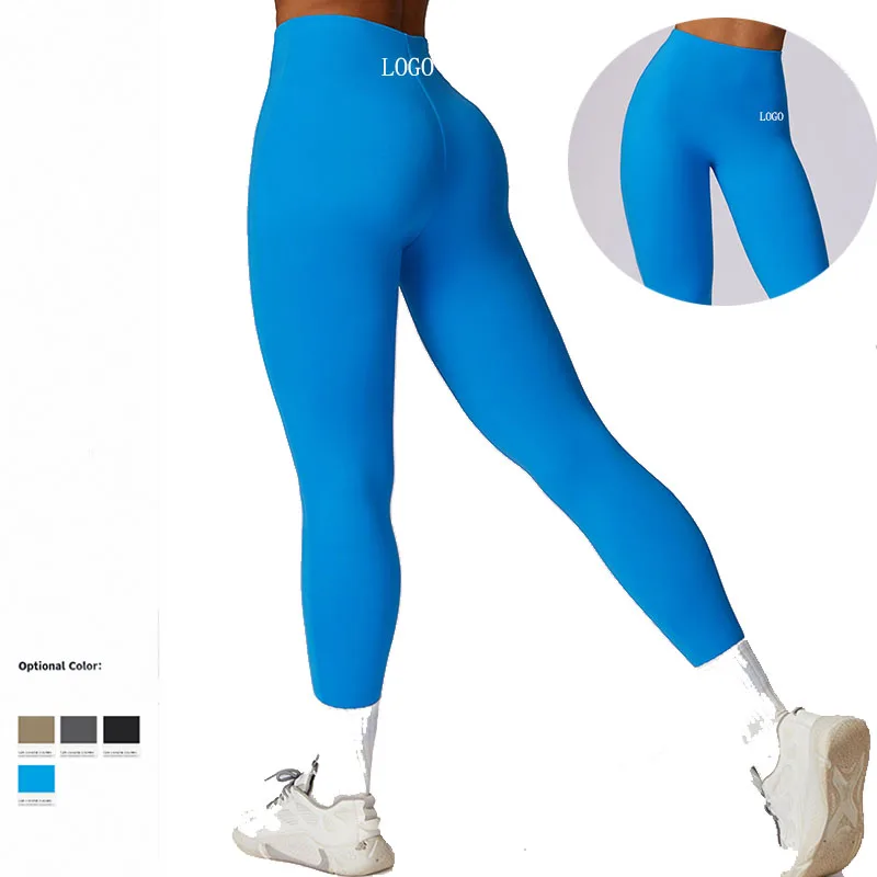 Customize Gym Leggings Butt Lifting High Waist Workout Yoga Pants Active Sports Fitness Gym Sportswear Women Yoga Leggings