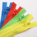Zipper 3# Colorful Resin Zipper Close End Derlin Zipper Fancy Plastic Zipper