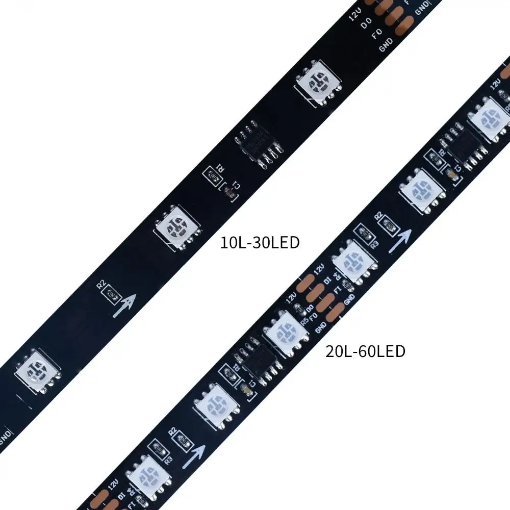 12V Low Voltage Programmable 5050 Breakpoint Continuation Light Strip for Banquet Hall 20 Segments with 60 Lights