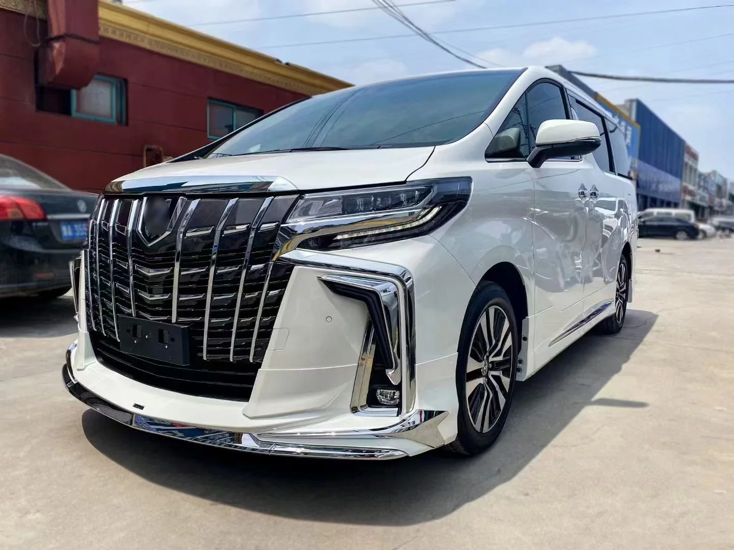 Genuine Body Kit For Toyota Alphard Upgrade Sc Front Car Bumper