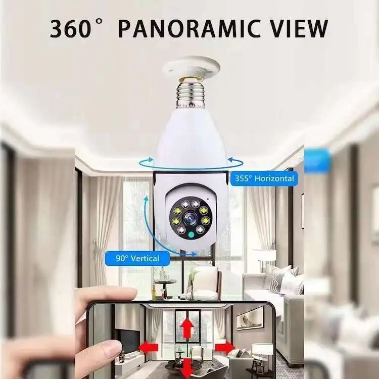 Factory Direct Sale V380 Pro Bulb Camera 360 Led Bulb Camera Camera