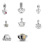Sterling Silver Silver 2021 New Sterling Silver 925 Heart Pendantpan Charms For Jewelry Making Women