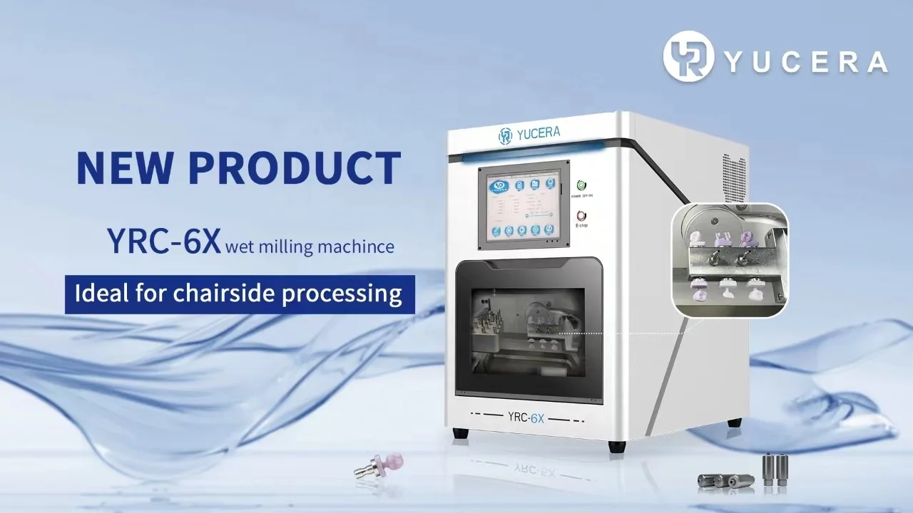 Dental CAD/CAM Milling Machine YUCERA YRC-6X 5-Axis | Titanium/Ceramics | ISO 13485