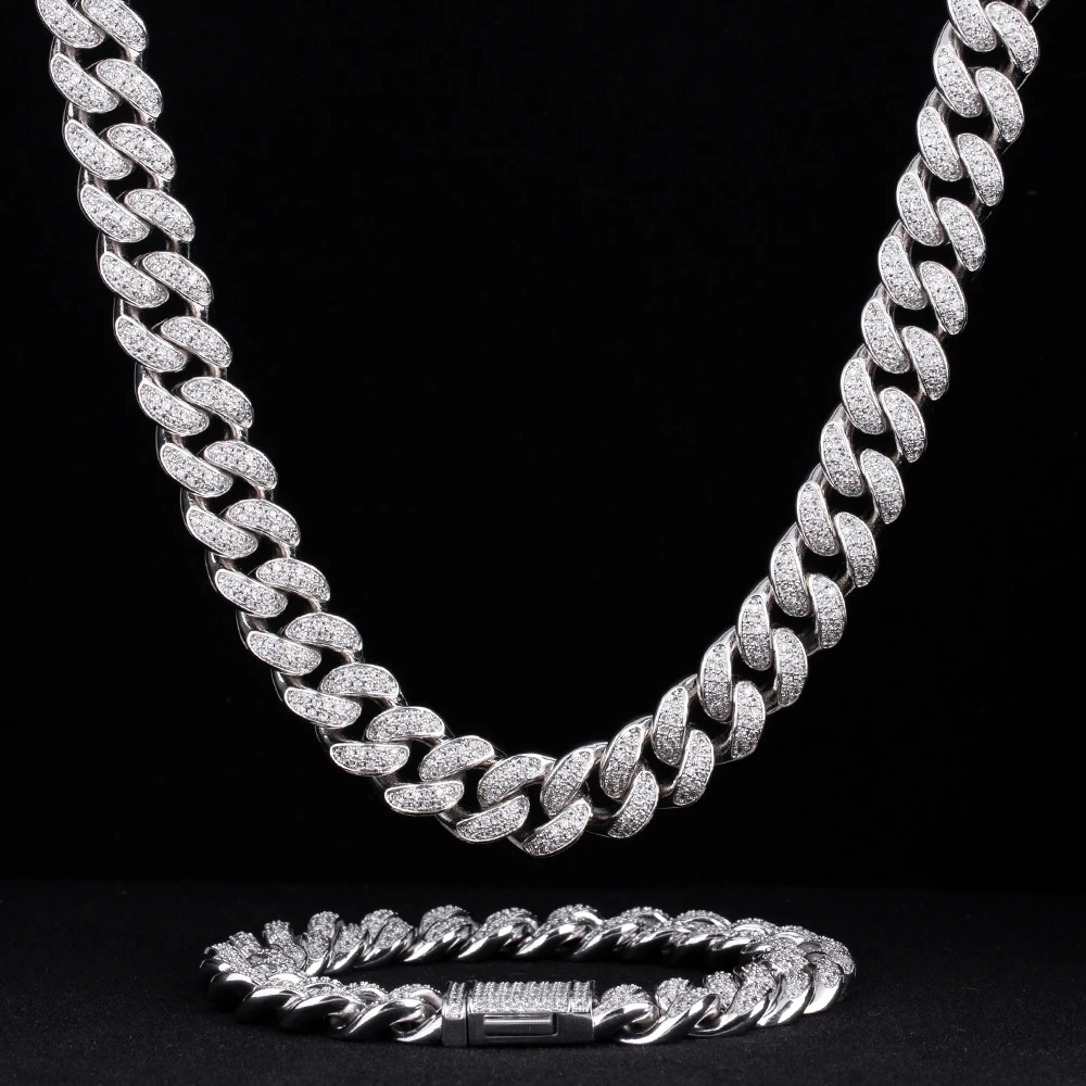 Cuban Chain 14k White Gold Cuban Link 