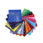 Scarf Scarf Bandana Cheap Sale Hip-Hop Rock Decorative Square Neck Scarf 54cm Paisley Bandana Soft Cotton Handkerchief