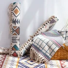 Rug SIPEIEN Boho Cotton Woven Area Rug With Tassels Hand-printed Pattern Washable Carpet For Home Decor