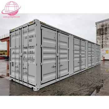 New 40 Feet High Cube Open Side Dry Cargo Shipping Container Dry