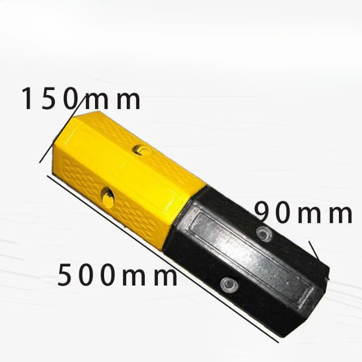 Factory Price Various Specifications Rubber Plastic Parking Space Locator Parking Space Reversing Limiter Parking Curb