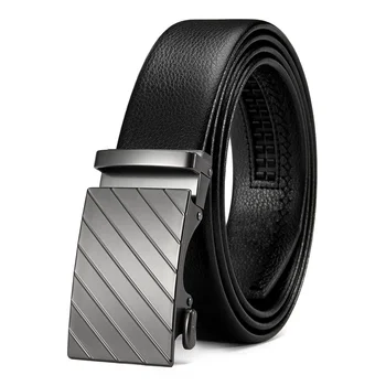 Leather Ratchet Belt Men - Micro Adjustable Belt Fit Everywhere (35mm)inch 38