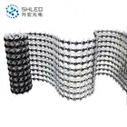 Matrix Customize Foldable RGB LED Pixel Matrix Led Mesh Screen Led Pixel Dot Media Facade Led Mesh Screen