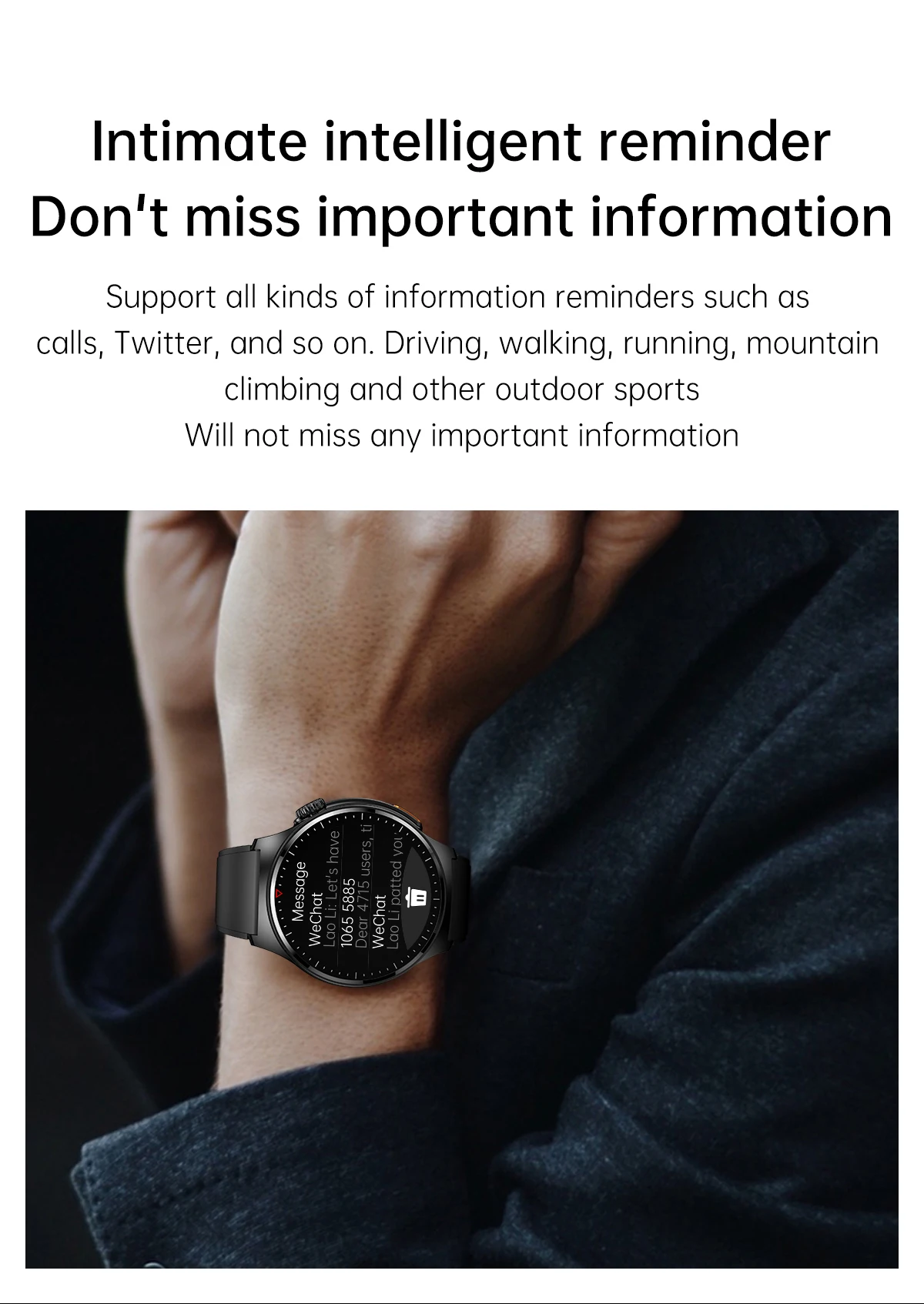 QW49 Smart Watch 1.39 Inch IPS Round Touch Screen APP Control BT Calling Health Monitoring Fitness Tracker Smartwatch With NFC