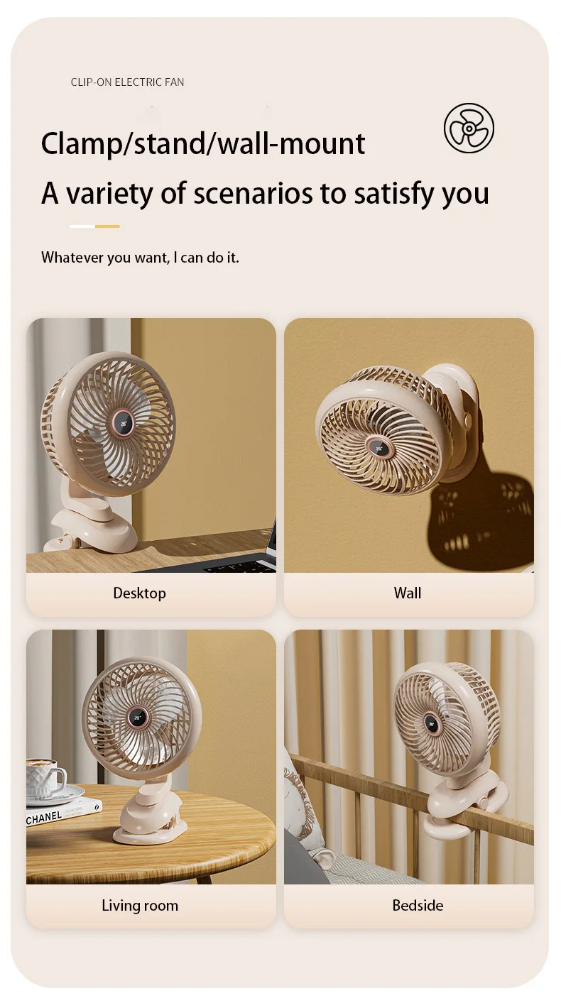 Control Portable Mini Fan, 2400mah, 5V, 5W - detail 24