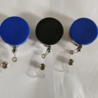 Plastic Holder Hot Sale Custom Retractable Reel Plastic Metal Heavy Duty Badge Reel Holder Metal Accessories