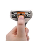 Razor Q7 All Metal Men's Replaceable 6 Blades Razor