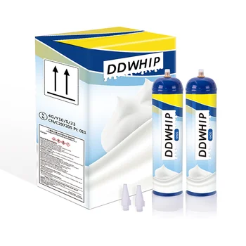 USA 2024 DDwhip Fast Delivery 640g 580g Dessert Tools Cream Whip Chargers Cartridge 0.95L Whipped Cream Chargers